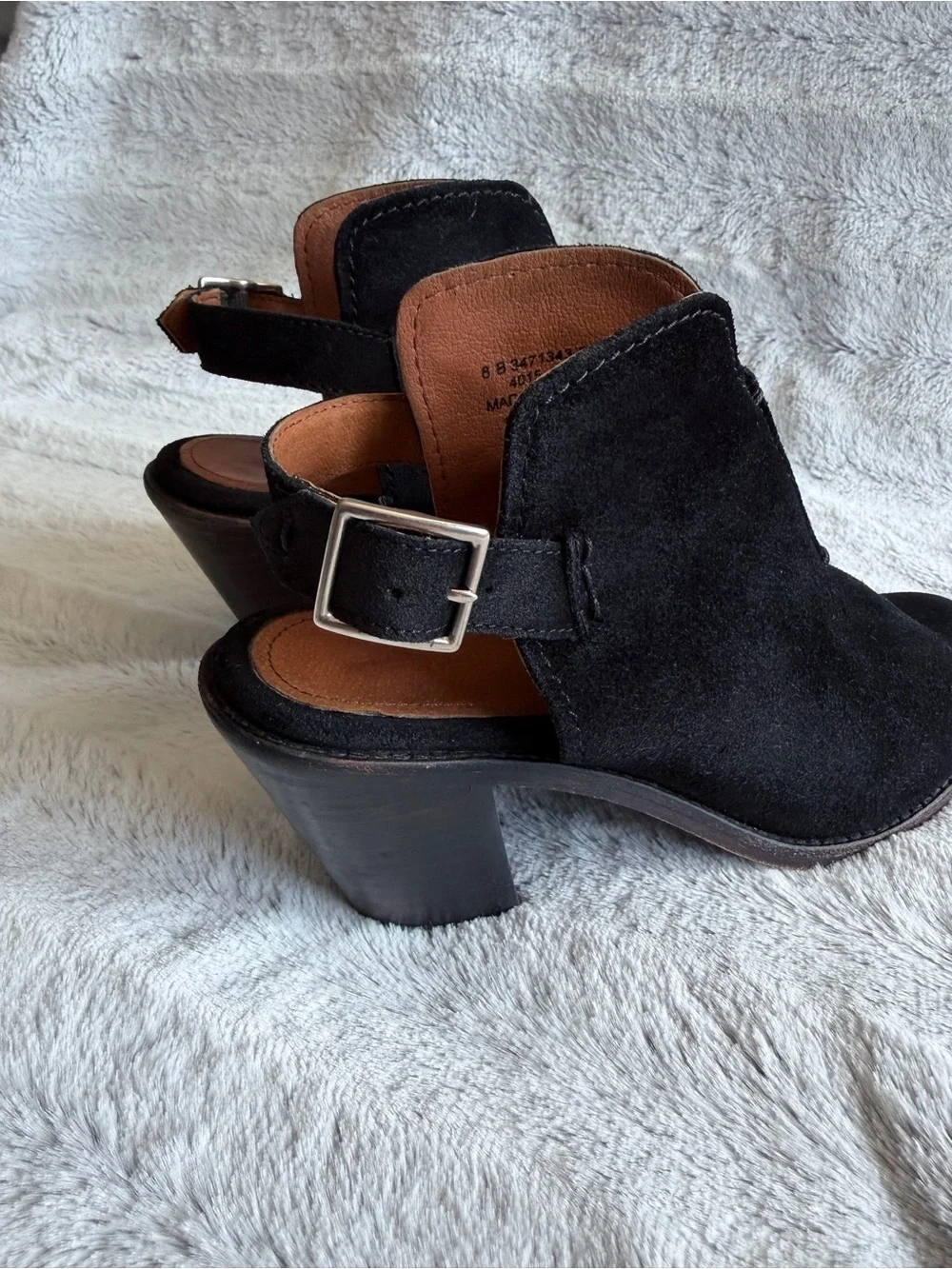 FRYE Courtney sling block heel sandal/ boot